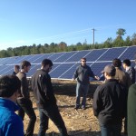 NSEC team in the Strata Solar field