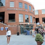 Christina attends a Durham Bulls game in downtown Durham, NC. PC: Ranee Shenoi