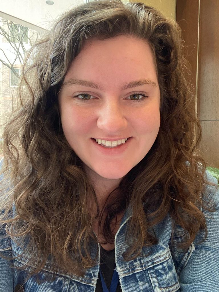 ITEHP student, Tenley Weil, smiling and wearing a jean jacket