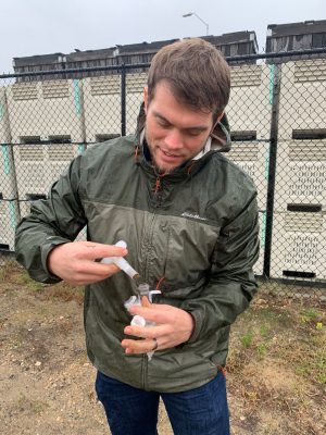 Bryan Luukinen sampling soil